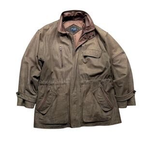 Vintage Duncan Row Men's M Leather Field Jacket